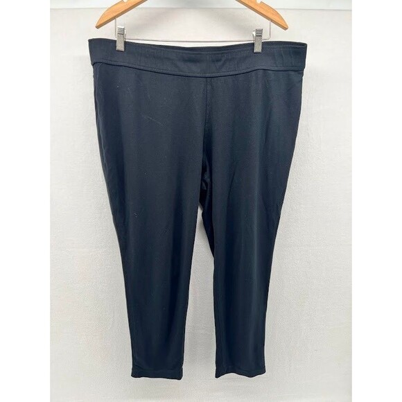 Ralph Lauren Women's Plus Size 3X Knit Pants Pull on Slim Leg - Picture 1 of 4